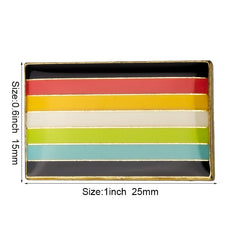 Queer Pride Flag Enamel Pin
