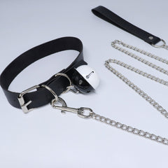 Adjustable Choker Collar With Leash