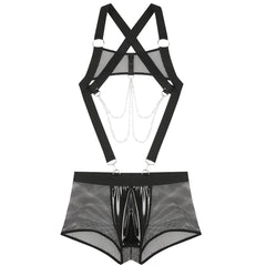 Catch Me Mesh Men's Fishnet Bodysuit