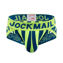 JOCKMAIL Striped & Strapped Briefs