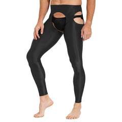 Crotchless Glam Sexy Skinny Leggings