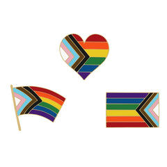 LGBT Progress Pride Enamel Pins Collection