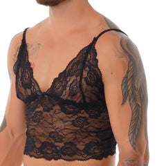 Floral Lace Male Erotic Lingerie
