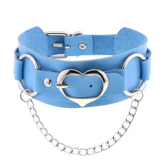 Punk Sweetheart Leather Double Layer Choker