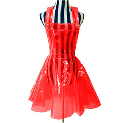Transparent Plastic PVC Neon Dress