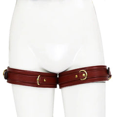 Adjustable PU Leather Erotic Thigh Cuffs