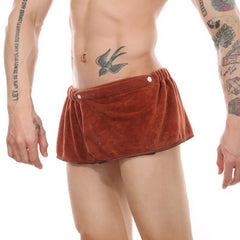 Men's Wearable Bath Towel Shorts
