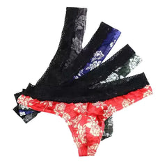 Floral Lace Thong