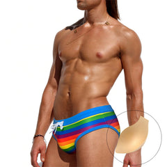 Taste The Rainbow Push Up Swim Briefs
