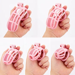 Pink Sissy Cock Cage