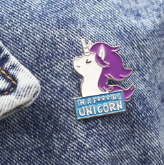 I'm A F***ing Unicorn! Enamel Pin