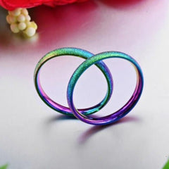 Sand Blast Finish Pride Ring