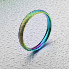 Sand Blast Finish Pride Ring