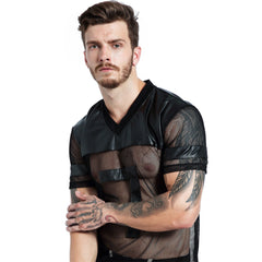Sexy Mesh Football T-Shirt