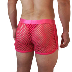 Jockmail Reveal All Fishnet Underwear Shorts