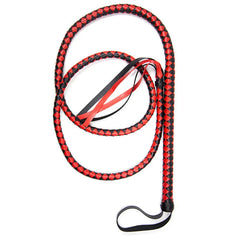 Premium Leather Bullwhip with Wrist Strap