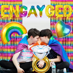 Engayged: Gay Engagement Party Balloons