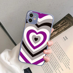 Asexual Pride Art iPhone Case