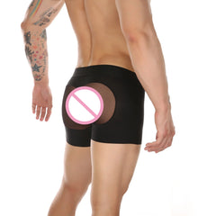 Lustful Heart Open Back Underwear For Men