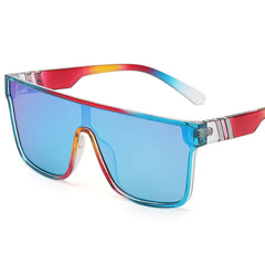 Rave-Ready Oversized Frame Sunglasses