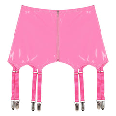 Dominatrix PU Leather Garters with Clips