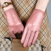 Womens Leather Winter Gloves