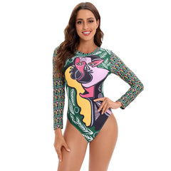 Pop Art Rashguard Swimsuit