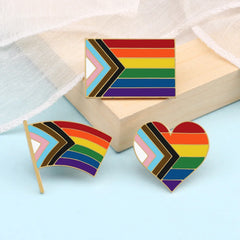 LGBT Progress Pride Enamel Pins Collection