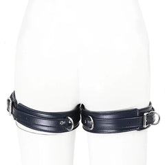 Adjustable PU Leather Erotic Thigh Cuffs