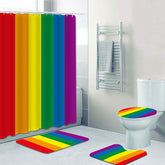 LGBT Pride 4-Piece Shower Curtain Bathroom Set
