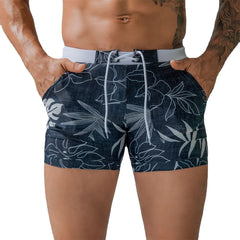 Floral Funk Quick-Drying Board Shorts