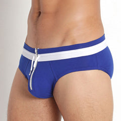 Tempting Zip Front Swim Briefs