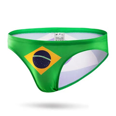 Brazil Flag Swim Briefs