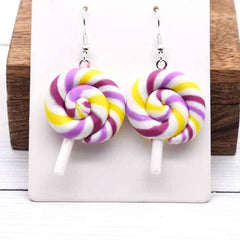 Colourful Lollipop Earrings