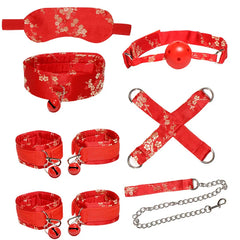 Sensual Shackles Red Hot Bondage Kit