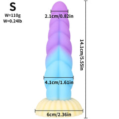 Realistic Multi-Color Alien Dildo