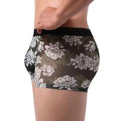 Sexy Floral Lace Underwear Boxer Briefs
