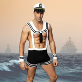 Sexy Gay Navy Sea Men Costume