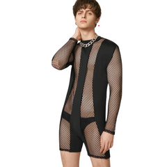 Sexy Mesh Romper Jumpsuit