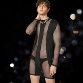 Sexy Mesh Romper Jumpsuit