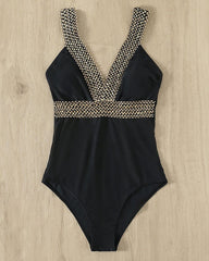 Très Chic Plunging Swimsuit