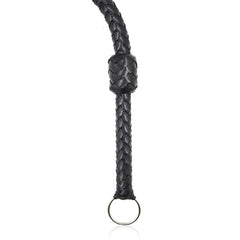 Premium Leather Flogger with Wrist Strap