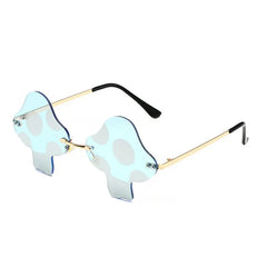 Fun Guy Mushroom Rimless Sunglasses
