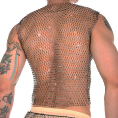 Gleaming Mesh Tank Illusion