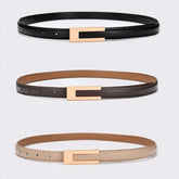 Sky Lounge Luxe Leather Cincher Belt