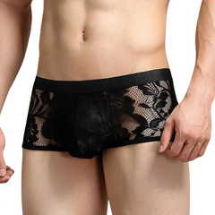 Sheer Temptation Lace Boxers for Men
