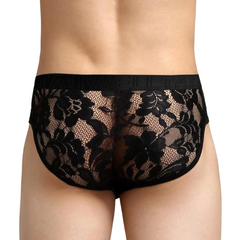 Sheer Temptation Lace Briefs for Men