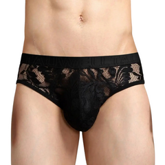 Sheer Temptation Lace Briefs for Men