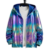 Shimmer Rave Ultra-Thin Holographic Jacket