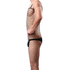 Show It All Mens Fishnet Bodysuit